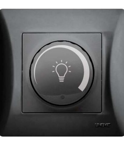 Ρεοστάτης LED 200W Lineme Μαύρο 50-00111-2-0