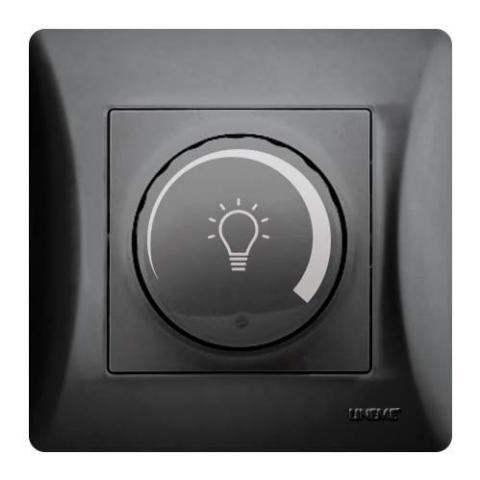 Ρεοστάτης LED 200W Lineme Μαύρο 50-00111-2-0