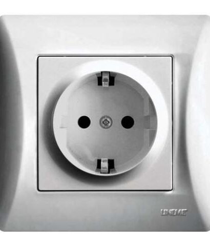 Πρίζα Σούκο Lineme Ασημί Ματ 50-00113-5-0