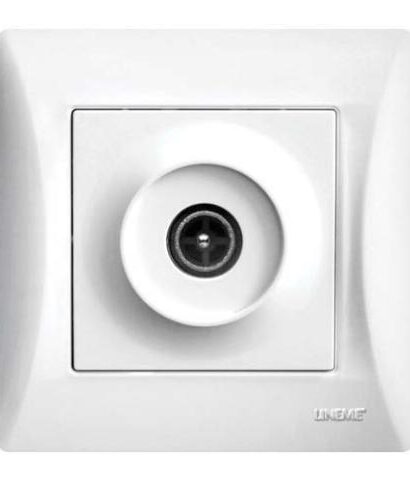 Πρίζα TV Lineme Λευκό 50-00116-1-0