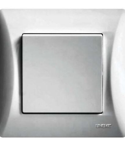 Διακόπτης Μεσαίος A/R (Αλερετούρ) Lineme Ασημί Ματ 50-00132-5-0