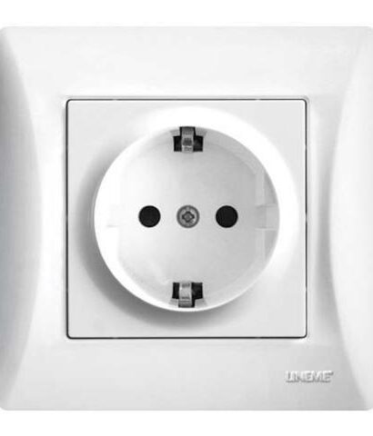 Πρίζα Σούκο Lineme Λευκό 50-00113-1-0