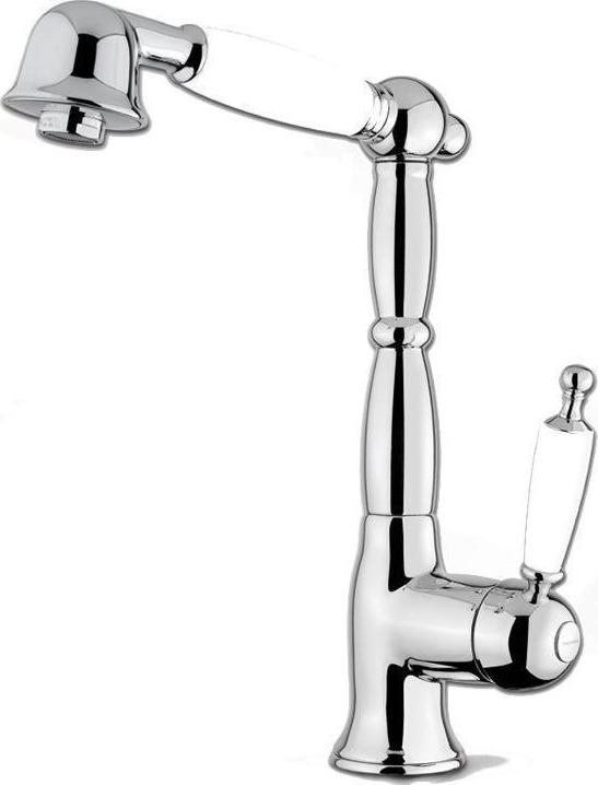 Bugnatese Oxford Μπαταρία Κουζίνας Χρώμιο Με Περιστρεφόμενο/Αποσπώμενο Τηλέφωνο 6388-100-0