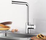 Eurorama Tonda Μπαταρία Κουζίνας Χρώμιο Με Περιστρεφόμενο Ρουξούνι 145515-100-27882