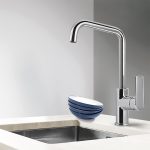 Eurorama Klint Μπαταρία Κουζίνας Χρώμιο Με Περιστρεφόμενο Ρουξούνι 142515-100-27888