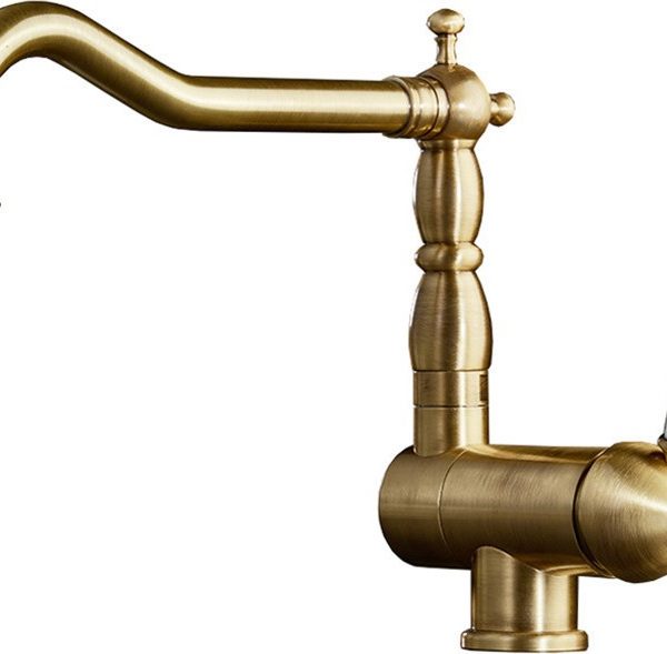 Bugnatese Oxford Μπαταρία Κουζίνας Παραθύρου Bronze Με Περιστρεφόμενο Ρουξούνι 7596-220-0