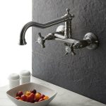 Bugnatese Princeton Μπαταρία Κουζίνας Άνω Ροής Τοίχου Inox Finish 852-110-28642