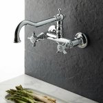 Bugnatese Princeton Μπαταρία Κουζίνας Άνω Ροής Τοίχου Chrome 852-100-28647