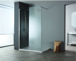 DEVON Iwis Walk-In Διαχωριστικό Ντουζιέρας Inox Brushed PVD (77-79)cm x h200cm Με Βραχίονα Στήριξης 100cm-0