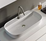 SCARABEO Glam/R Νιπτήρας White 76x38cm1801-300-29406