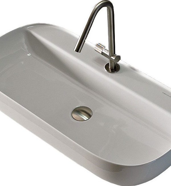 SCARABEO Glam/R Νιπτήρας White 76x38cm1801-300-0