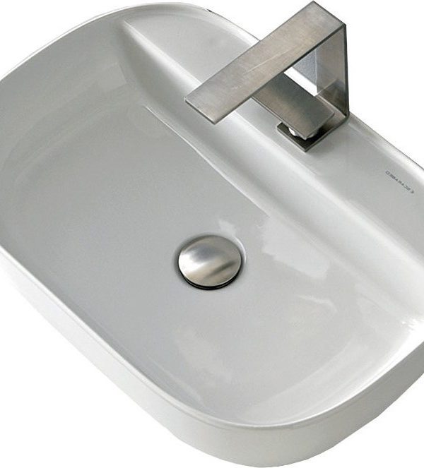 SCARABEO Glam/R Νιπτήρας White 56x38cm1802-300-0