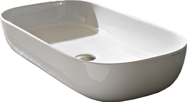 SCARABEO Glam Νιπτήρας White 76x39cm1803-300-0