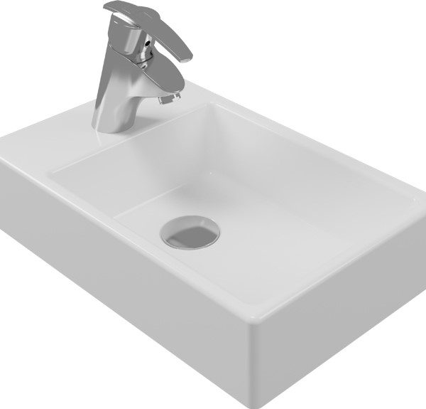 SEREL Tetra 45 Νιπτήρας White 45x28cm 2049-300-0