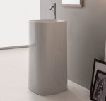 SCARABEO Moon Νιπτήρας White 42x42xh85cm 5510-300-0