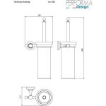 Performa Design Victoria Chrome Επίτοιχο Πιγκάλ 602-100-28825