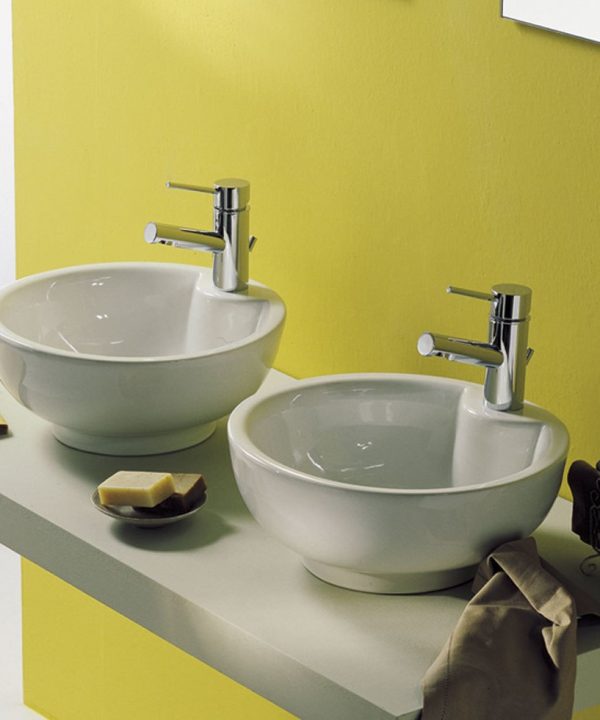 SCARABEO Luna Νιπτήρας White Φ40cm 8003-300-0