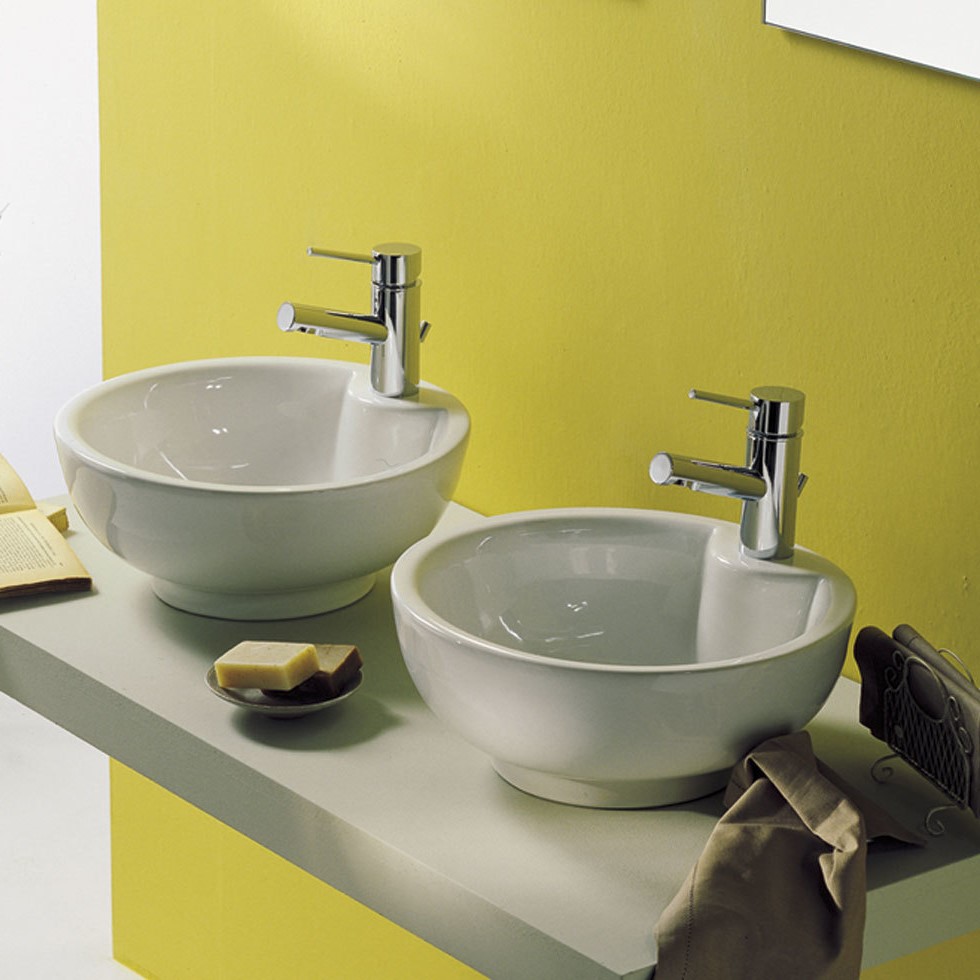 SCARABEO Luna Νιπτήρας White Φ40cm 8003-300-0