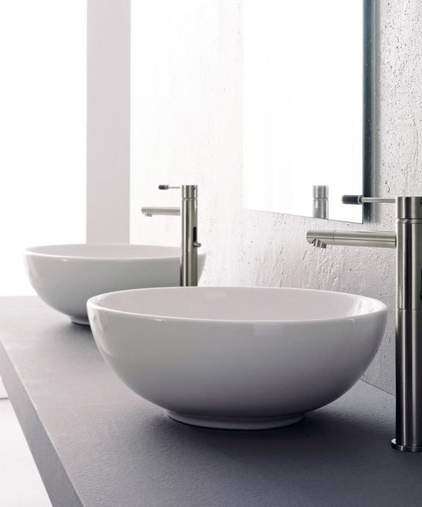 SCARABEO Sfera Νιπτήρας White Φ39,5cm 8009-300-0