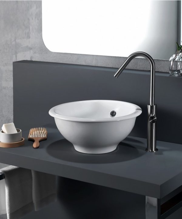 SCARABEO In-Out Νιπτήρας White Φ39,5cm 8021-300-0