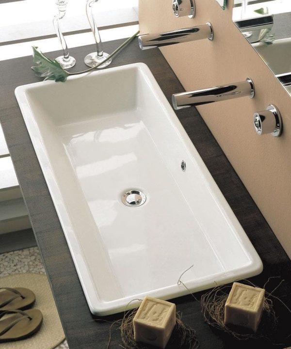 SCARABEO Gaia 80 Νιπτήρας White 87,5x39,5cm 8033-300-0