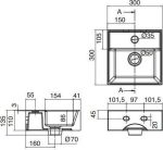 SCARABEO Teorema 30/R Χειρονιπτηράκι White 30x30cm 8036R-300-29387