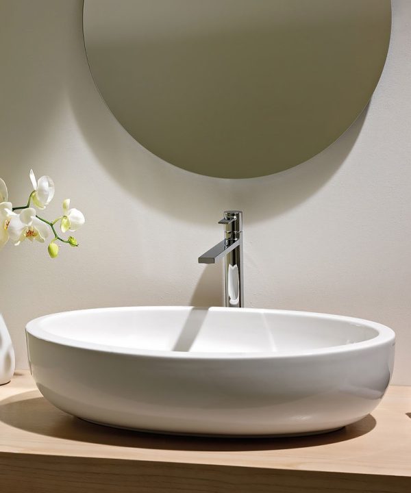 SCARABEO Planet Νιπτήρας White 66x38,5cm 8111-300-0