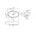 SCARABEO Planet Νιπτήρας White 66x38,5cm 8111-300-29487