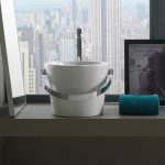 SCARABEO Bucket Νιπτήρας White Φ30cm x h22,5cm 8801-300-0
