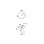 SCARABEO Bucket Νιπτήρας White Φ30cm x h22,5cm 8801-300-29548