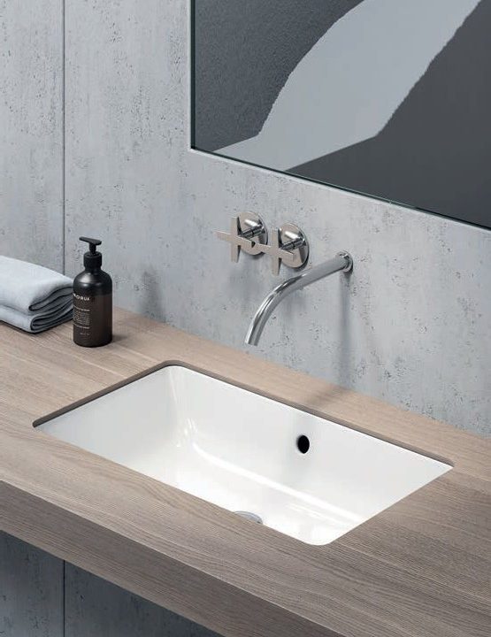 GSI Kube Νιπτήρας White 60x37cm 89539-300-0