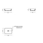 GSI Sand Νιπτήρας White 50x38cm 9037-300-29440