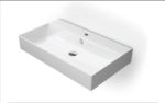GSI Kube-X Slim Rim Νιπτήρας White 80x47cm 9422-300-29319