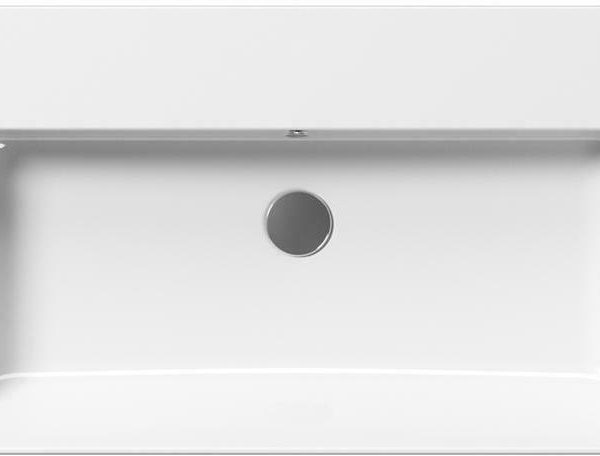 GSI Kube-X Slim Rim Νιπτήρας White 80x47cm 9422-300-0