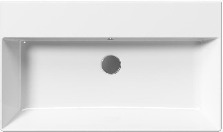 GSI Kube-X Slim Rim Νιπτήρας White 80x47cm 9422-300-0