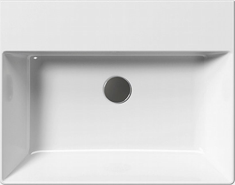 GSI Kube-X Slim Rim Νιπτήρας White 60x47cm 9431-300-0