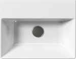 GSI Kube-X Slim Rim Νιπτήρας White 45x35cm 9485-300-0