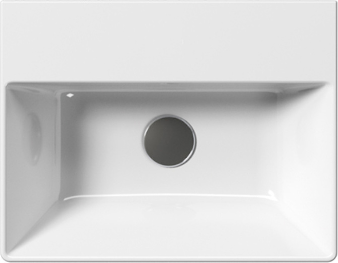 GSI Kube-X Slim Rim Νιπτήρας White 45x35cm 9485-300-0