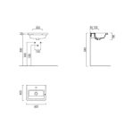 BIANCO City 50 Νιπτήρας White 50x40cm MCITY83-300-29305