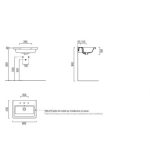 BIANCO City 60 Νιπτήρας White 60x45cm MCITY82-300-29299