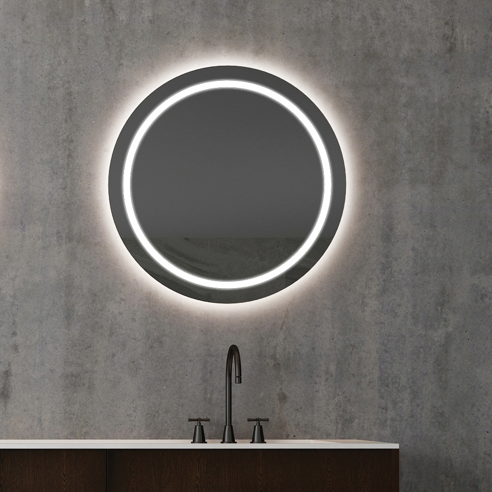 Luminor Polar 59 Φωτιζόμενος Στρογγυλός Καθρέπτης Μπάνιου Φ59cm POL59-0