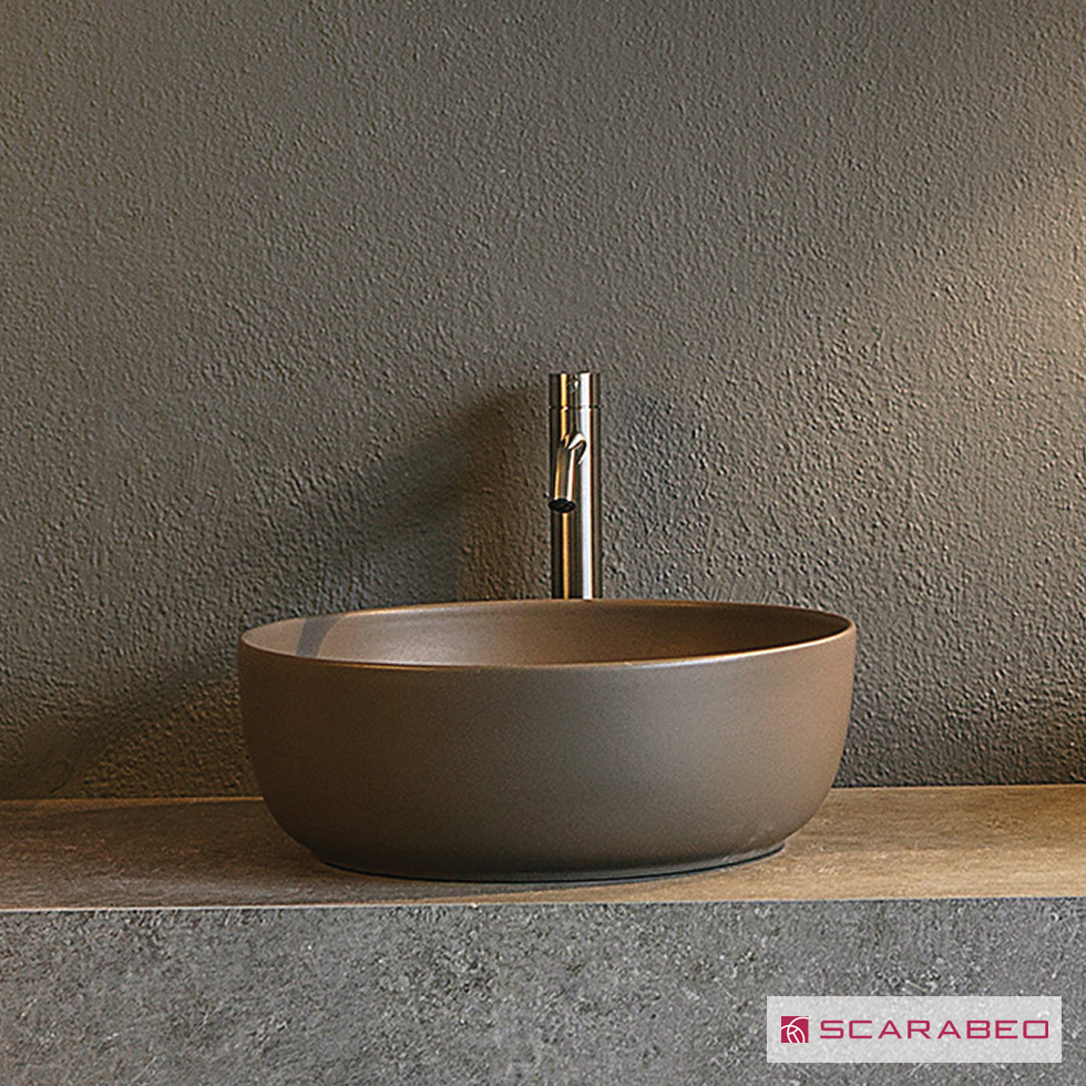 SCARABEO Glam Νιπτήρας Sand Φ33cm 1808-510-0