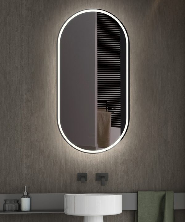 Luminor Solano 45 Φωτιζόμενος Καθρέπτης Μπάνιου 45x100cm SOLANO45-0