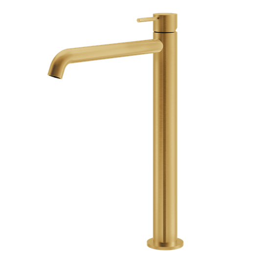 LA TORRE Elle Μπαταρία Νιπτήρος Υψηλή ΙΝΟΧ 316Gold Brushed PVD 35016-211-0