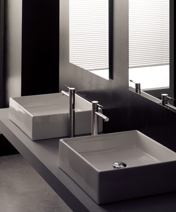 SCARABEO Teorema 40 Νιπτήρας White 39x39cm 8031/40-300-0