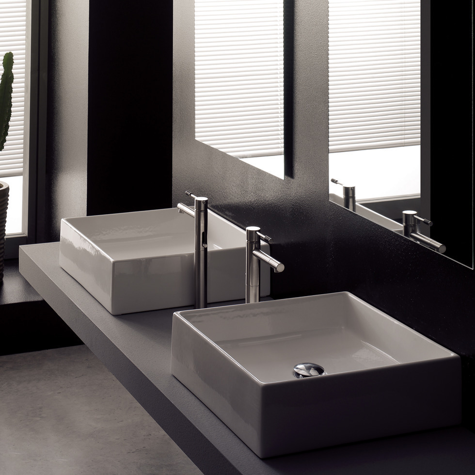 SCARABEO Teorema 40 Νιπτήρας White 39x39cm 8031/40-300-0