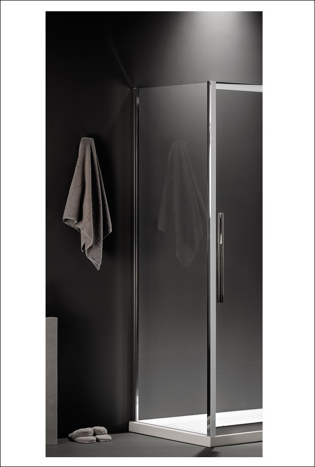 DEVON Flow Side Panel Σταθερό Πλαϊνό Chrome (67-69)cm x h195cm-0