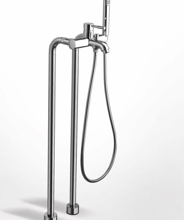 LA TORRE Tech Επιδαπέδια Μπαταρία Λουτρού Chrome 12029-100-0