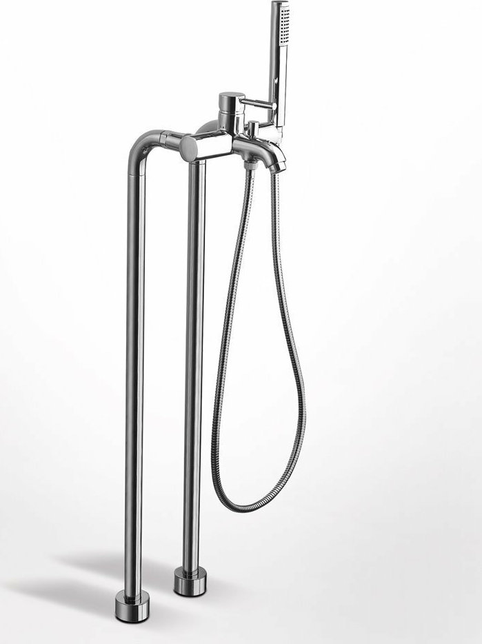 LA TORRE Tech Επιδαπέδια Μπαταρία Λουτρού Chrome 12029-100-0