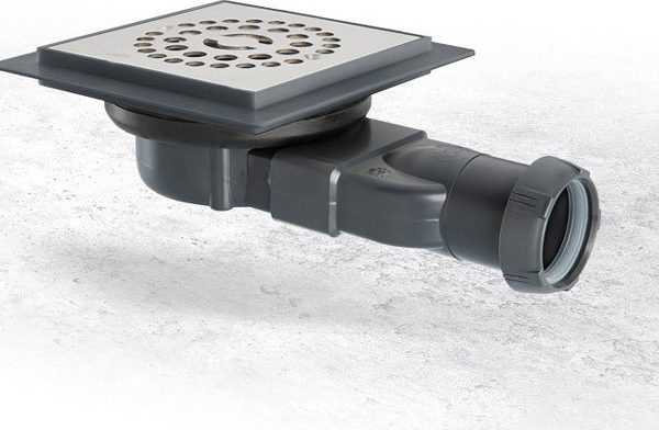 WIRQUIN Slim Σιφών Δαπέδου / Χτιστής Ντουζιέρας 11,5x11,5cm 50165-0